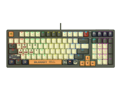 Klawiatura A4 TECH Klawiatura mechaniczna Bloody S98 USB Aviator (BLMS Red Switches) A4TKLA47260